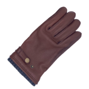 Dark Brown Leather Gloves 